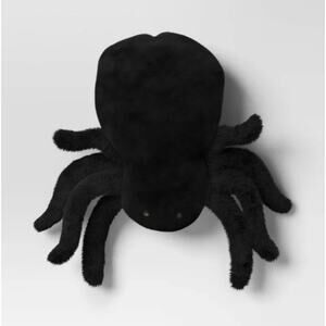 Target Spider Shaped Sherpa Black Plush Pillow Halloween 2024 Hyde EEK Boutique